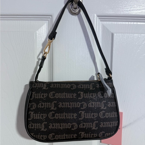 NWT Juicy Couture Flawless Black Mini Wristlet Purse - Picture 2 of 4